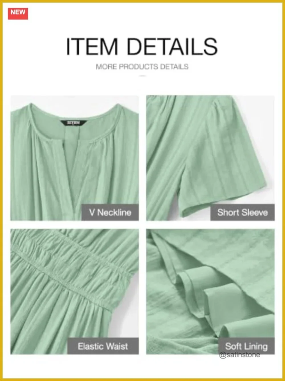 Women's Lightweight Short Sleeve V Neck Tiered Maxi Dress with Pockets